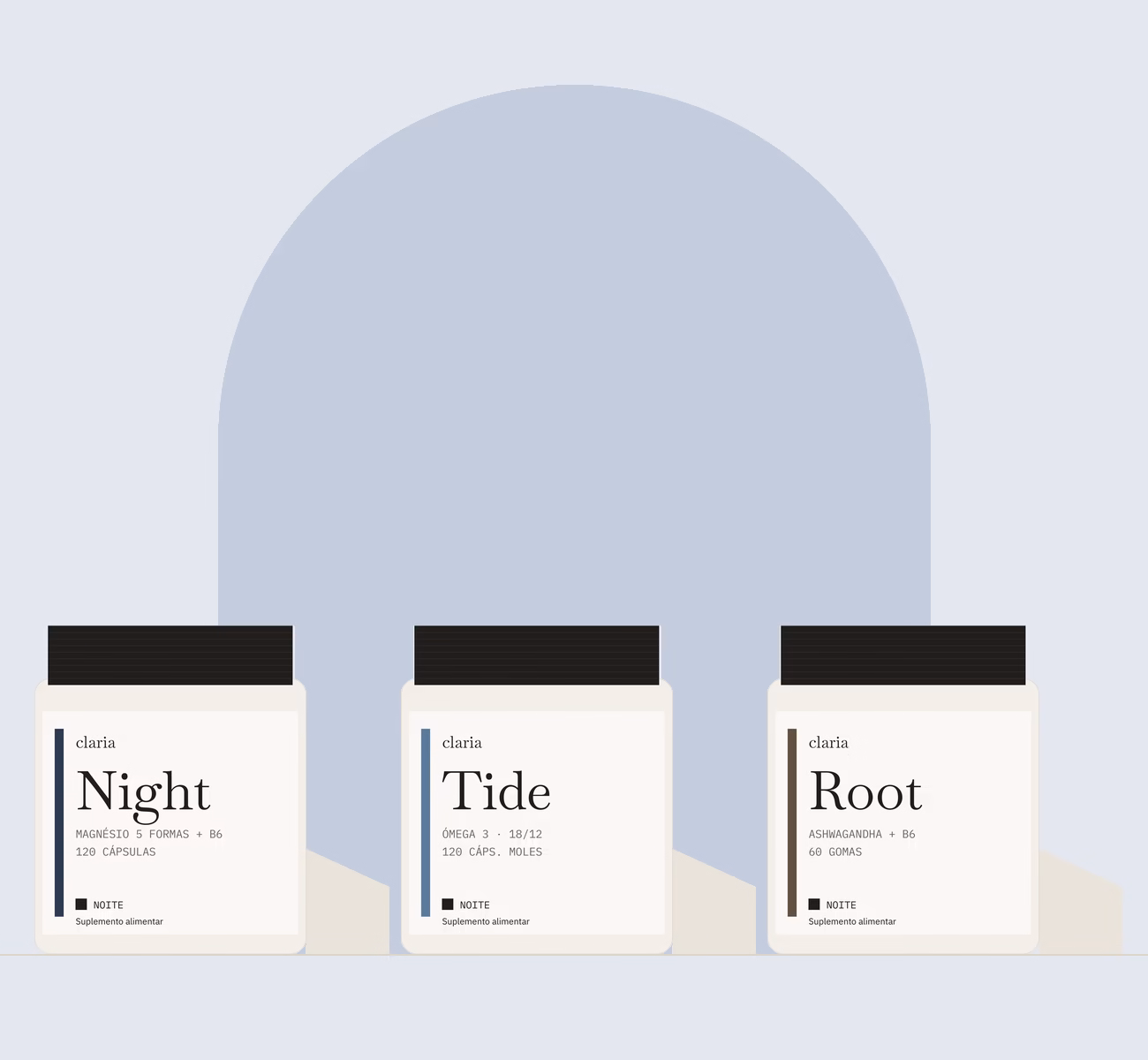 Embalagem Claria Ritual night